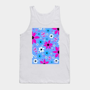 HAPPY  Easter Eggs Pattern Tank Top